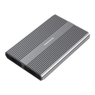 独立双盘位m2固态硬盘盒nvme/sata双协议移动外接盒m.2 ssd读取器
