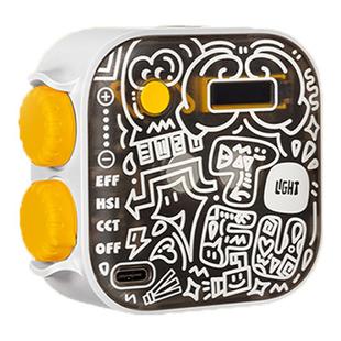 斯丹德豆腐灯迷你手持rgb口袋补光灯直播打光灯手机拍照录视频摄影便携式桌面打光灯手机美颜led补光灯发丝