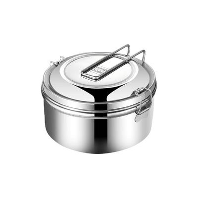 圆形学生饭缸厨乐帝304不锈钢