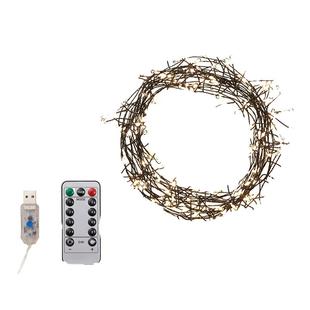 圣诞树灯串鞭炮灯圣诞节装饰品铜线灯节日场景布置道具氛围韩国灯