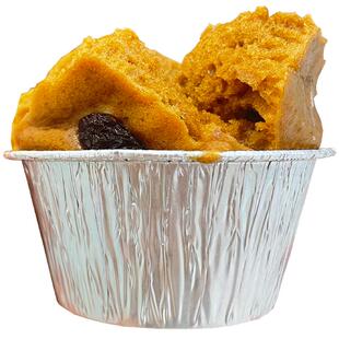 一次性圆形发糕碗耐高温蛋糕模具蛋挞托布丁杯商用空气炸锅锡纸盒