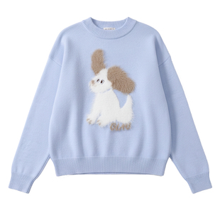 女童毛衣秋冬新款儿童针织衫大童毛线衫外套青少年上衣女孩童装