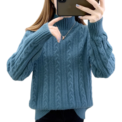 秋冬厚毛衣时尚半高领