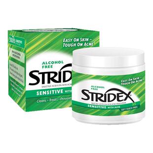 stridex水杨酸棉片刷去闭口粉刺酸棉黑头清洁毛孔施颜适官方正品