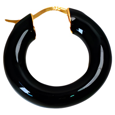 复古黑釉女高级感耳环