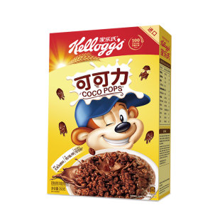 家乐氏可可力麦片巧克力卜卜米酒店儿童谷物早餐泡牛奶即食麦片