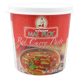 泰国进口泰娘咖喱酱咖喱膏1kg红咖喱酱即食拌饭商家用泰式咖喱饭
