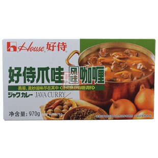 日本好侍爪哇风味咖喱 微辣咖喱块970g日本咖喱块大份餐饮装调料