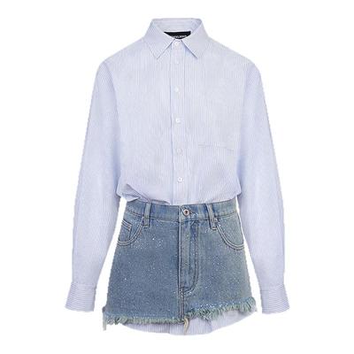 ANN ANDELMAN  25新款女士衬衫牛仔半裙牛仔衣银泰百货 301286