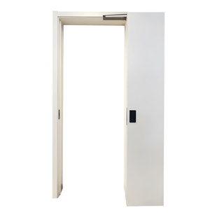 折叠门定制卧室客厅储物间木门无下轨推拉折叠门180度平开折叠门