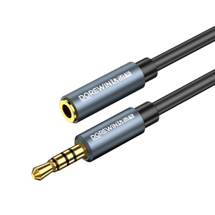 达而稳 耳机延长线加长线音频线电脑3.5mm连接线音响公对母接头