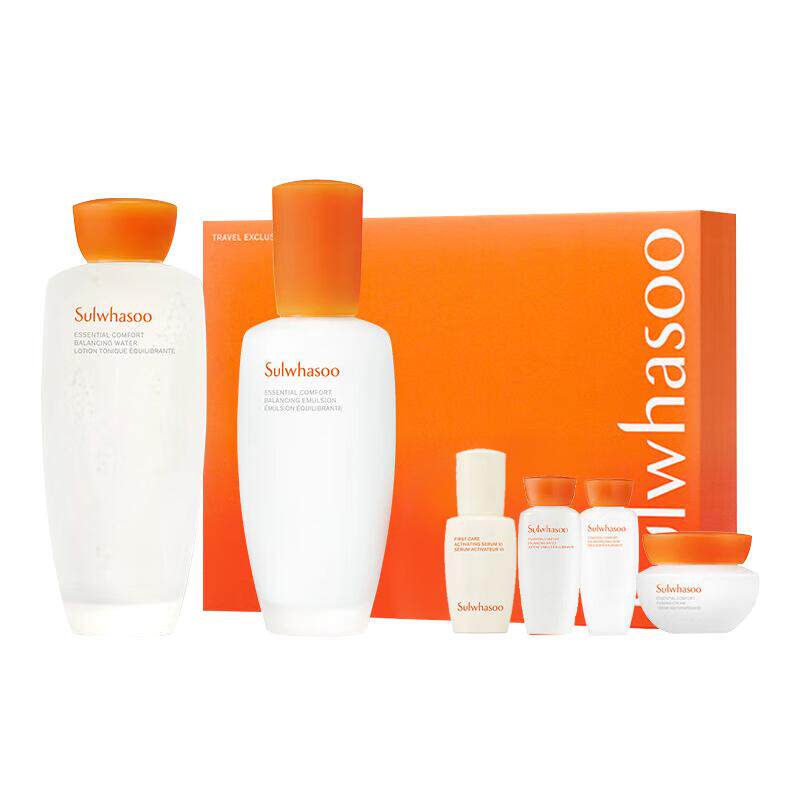 【自营】SULWHASOO/雪花秀滋盈肌本套盒水乳面霜补水保湿提拉紧致