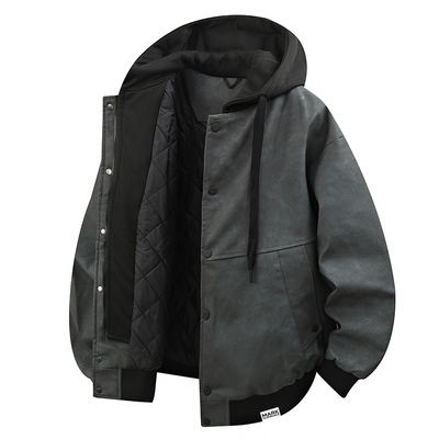 马克华菲美式工装连帽夹克男士