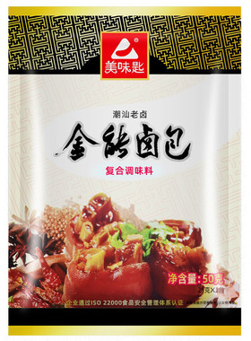 美味匙全能卤包金能卤料包50克老卤汁卤水卤肉居潮汕老卤大料调料