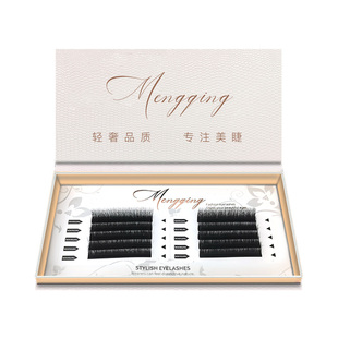 3D野生感漫画款睫毛多层次山茶花LBLC5D立体蓬松仿真凌乱嫁接睫毛