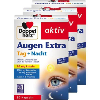 德国双心蓝莓叶黄素30粒*3