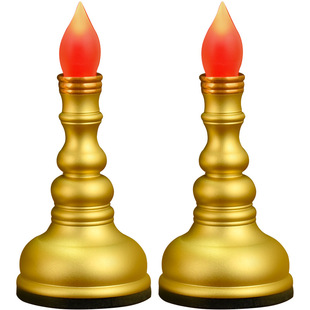 充电蜡烛灯电子led电池财神灯家用供佛灯神台香烛灯烛台佛前供奉