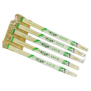 一次性筷子饭店外卖专用便宜碗筷爆款加长家用商用卫生快餐双生竹