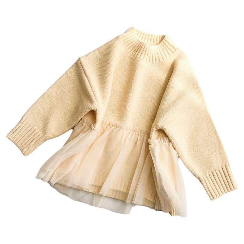 Little现货日本Petitmig FW26秋冬女宝宝毛衣针织衫百褶裙