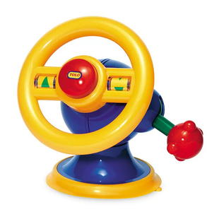 英国Tolo仿真方向盘早教益智宝宝学模拟驾驶吸盘喂饭餐桌玩具1岁