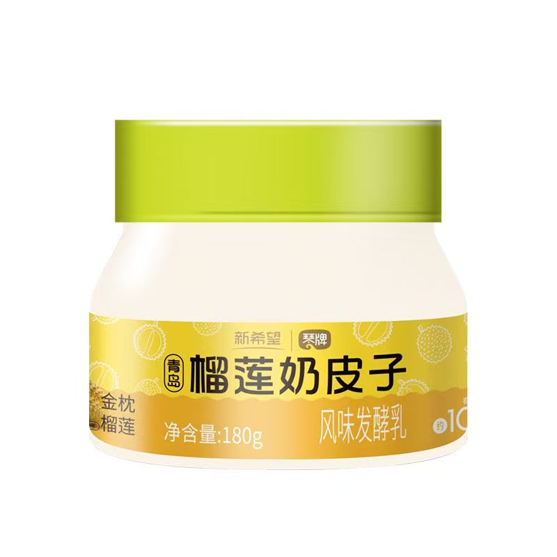 琴牌新希望青岛榴莲奶皮子酸奶