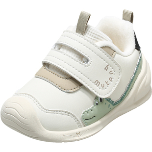 【清仓】牧童婴儿步前鞋冬季女童加绒保暖二棉学步宝宝鞋子机能鞋