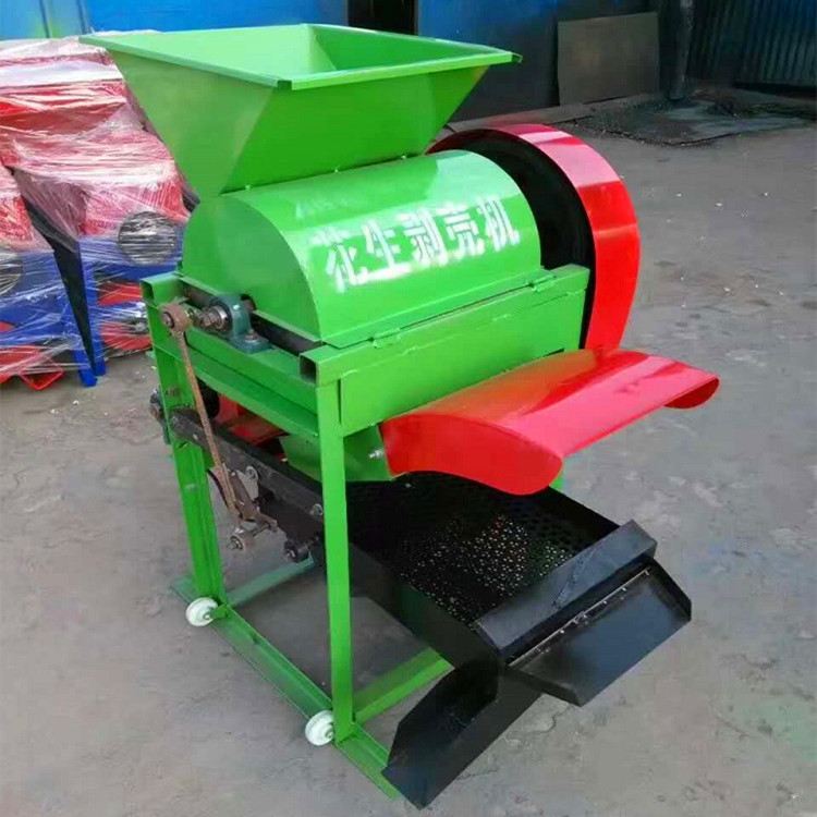 高产量花生压榨油剥壳机两相电农用花生剥壳去皮机花生种子去壳机