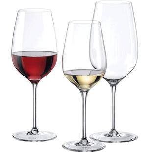 【红酒杯套装】家用高脚杯进口水晶玻璃葡萄酒杯+国产醒酒器组合