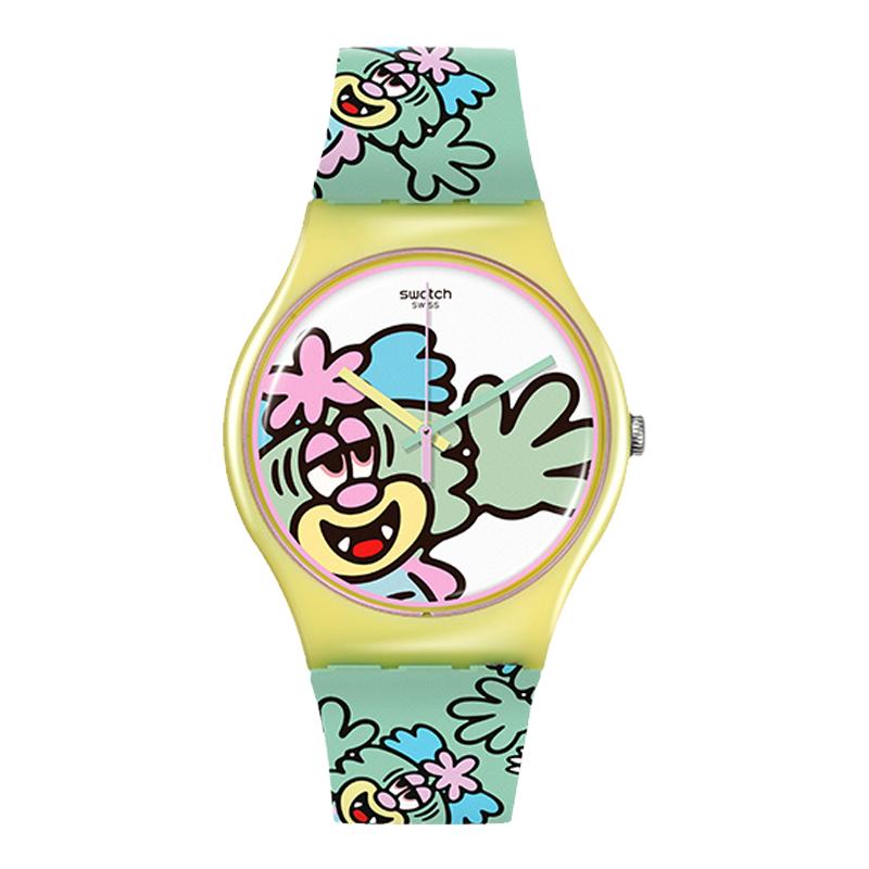 【Swatch X VERDY】斯沃琪联名款瑞士手表时尚潮流男女表生日礼物