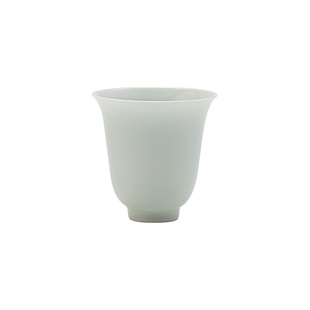 观岚影青手工喝茶杯中式家用陶瓷品茗杯闻香杯功夫茶具单杯主人杯