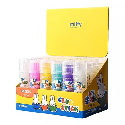 晨光胶棒固体胶小学生专用果冻胶水强力高粘度幼儿园儿童手工diy办公用品透明手账笔型浆糊笔大号手帐固态棒