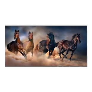 公司老板办公室挂画现代轻奢客厅马到成功壁画马的画像装饰画大气