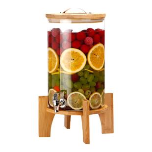 高硼硅玻璃泡酒专用酒坛酒缸带龙头葡萄酿酒瓶容器饮料果汁可乐桶