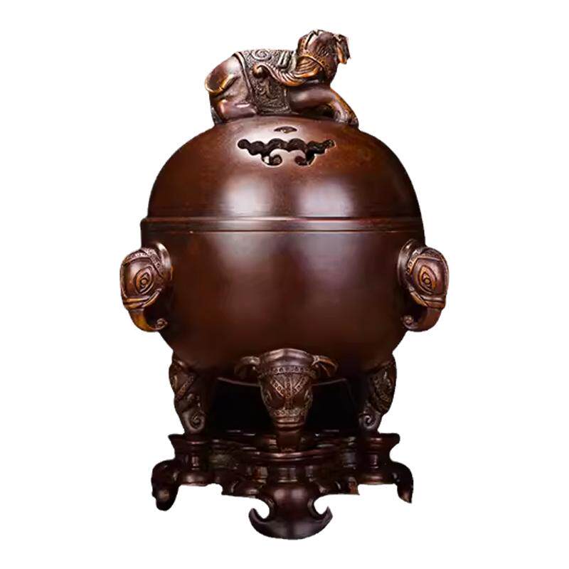 巧生炉太平有象熏炉仿古铜香炉