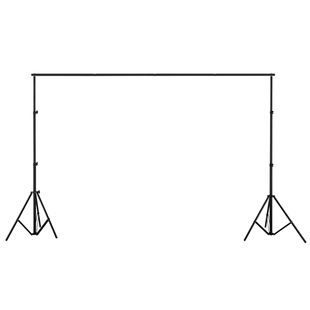 摄影背景架伸缩杆3米龙门架背景架影楼拍照背景布支架绿幕拍摄证件照淘宝直播影楼带横杆手动升人像背景墙