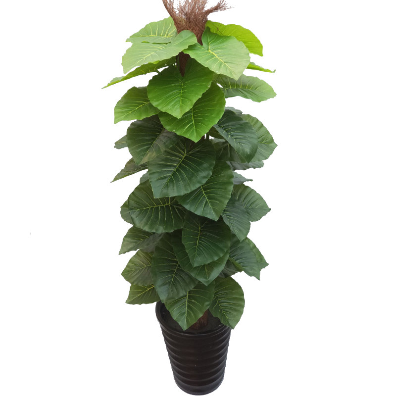 仿真绿植植物树龟背竹叶假装饰花