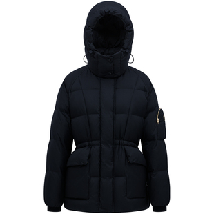 LINCCHIC金羽杰2025年冬季新款羽绒服超轻收腰中长款羽绒服女2203