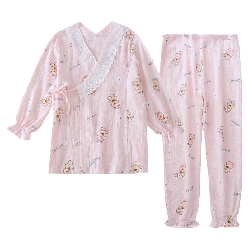 大码200斤月子服纯棉纱布夏薄款