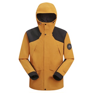 探路者羽绒冲锋衣男户外新款徒步三合一羽绒内胆防风防水登山服女