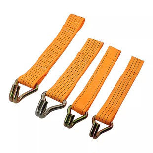 货车紧绳栓紧器货物捆绑横带棘轮拉紧器短头半套固定锁紧器带钩子