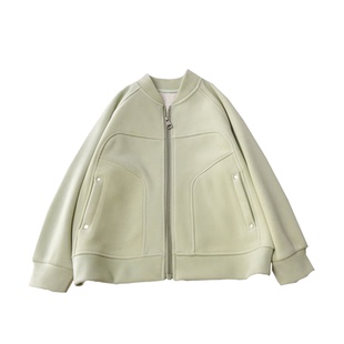 男女童加绒外套秋冬季2025新款儿童纳米绒棒球服中大童防风上衣