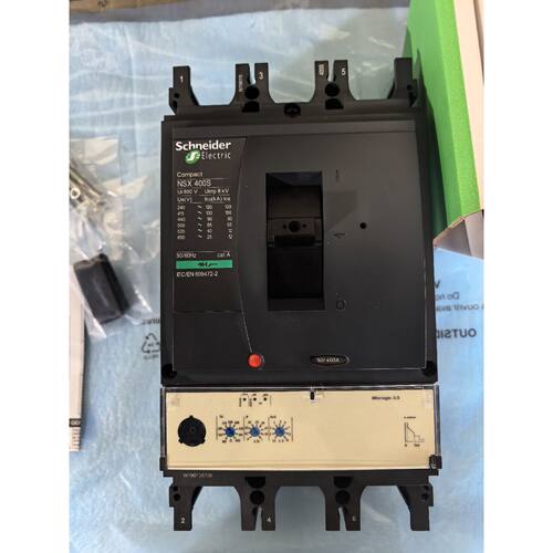 议价施耐德塑壳断路器NSX400S MIC2.3 400A 3P3D  LV432414X23400