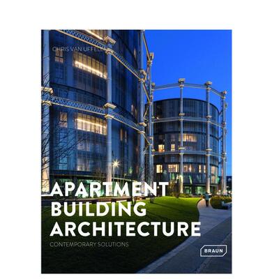 【预售】公寓楼建筑当代方案英文建筑设计风格与材料构造Chris van Uffelen进口原版书平装14岁以上Apartment Building Architec