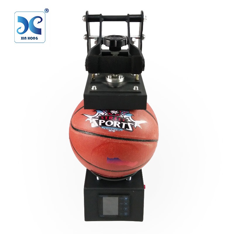 直压式弧面足球篮球印花标牌打印热转印球机