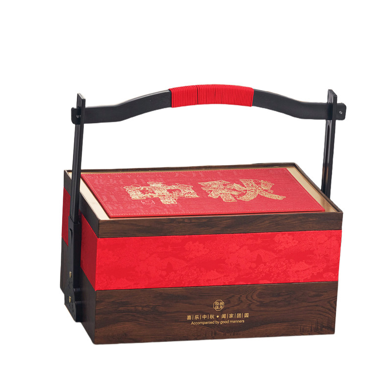 中秋手提月饼礼盒12粒通用定制