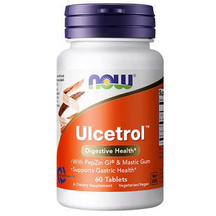 NOWFoods锌肌肽养胃片粉增加胃肠动力调理肠胃大人营养补充剂诺奥