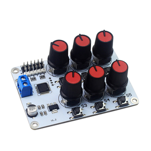 幻尔 6路旋钮舵机控制器过载保护机械臂机械手掌机器人驱动控制板