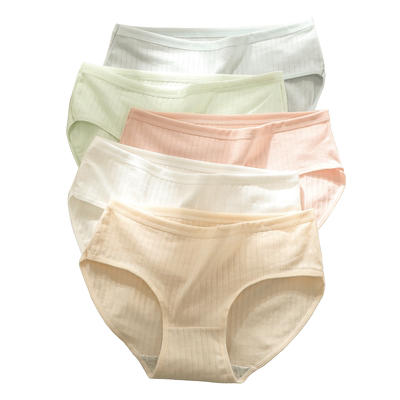 女士短裤简约纯色全棉抑菌