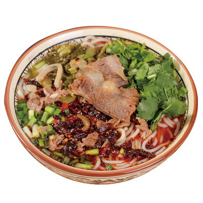 贵州原汤牛肉粉地方小吃速食方便