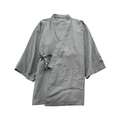 纯棉纱布和服春秋男女家居服